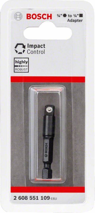 ImpactC Lokma Ucu Adaptörü Hex>1/4"Soket
