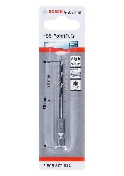 HSSPOiNTTEQ HEX METAL MATKAP UCU 3.3MM