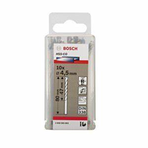 HSS-Co Metal Matkap Ucu 4,5*80 mm 10lu