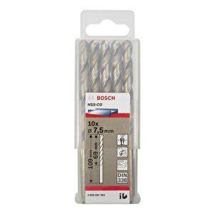 HSS-Co Metal Matkap Ucu 7,5*109 mm 10lu