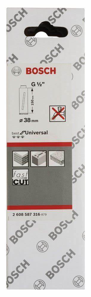 BfU Elmas Kuru Karot Uç 38*150mm G1/2"