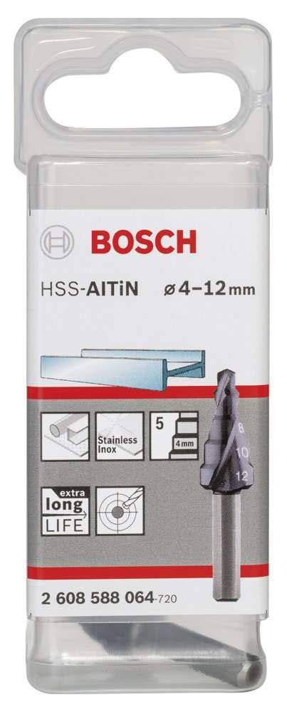 HSS-ALTiN 5 KADEMELi MATKAP UCU 4-12 MM