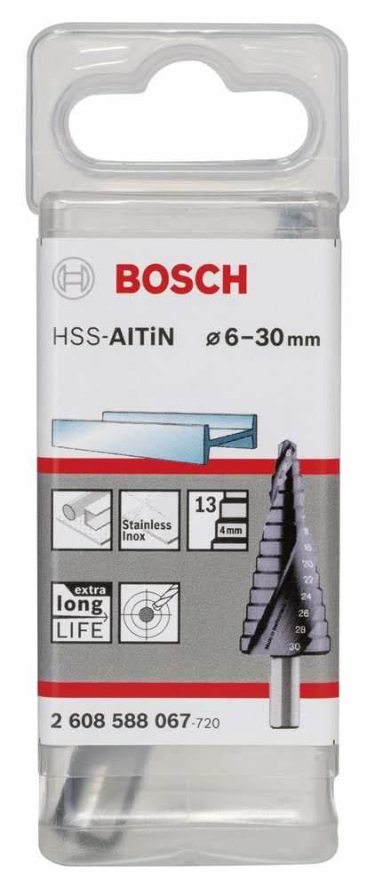 HSS-ALTiN 13 KADEMELi MATKAP UCU 6-30 MM
