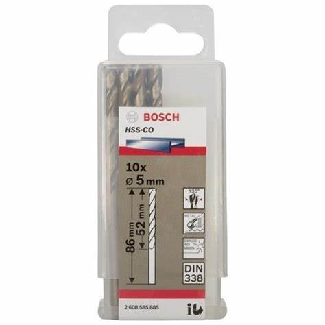 HSS-Co Metal Matkap Ucu 5,3*86 mm 10lu