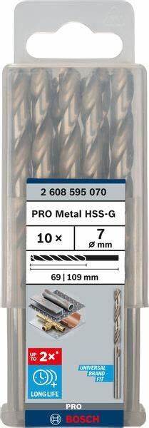 HSS-Co Metal Matkap Ucu 7,2*109 mm 10lu