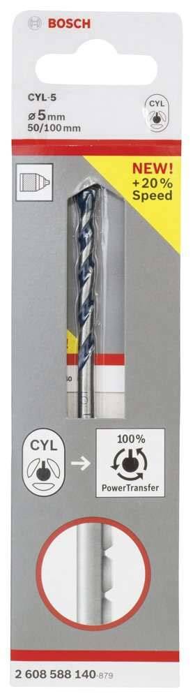 CYL-5 BlueGT Beton Matkap Ucu 5*100 mm