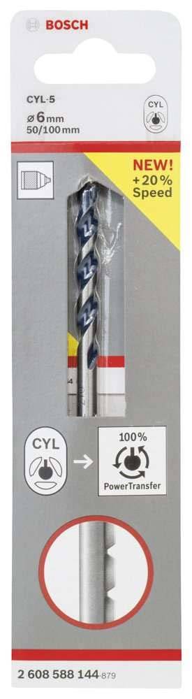 CYL-5 BlueGT Beton Matkap Ucu 6*100 mm