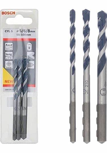 CYL-5 BlueGT Beton Matkap Ucu 3lü Set