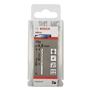 HSS-G Metal Matkap Ucu 4,5*80 mm 10lu