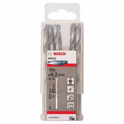 HSS-G Metal Matkap Ucu 6,2*101 mm 10lu