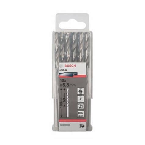 HSS-G Metal Matkap Ucu 6,8*109 mm 10lu