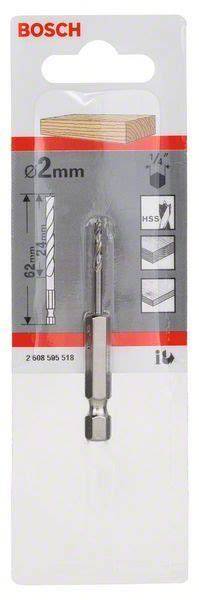 HEX Şaftlı Ahşap Matkap Ucu 2*62 mm