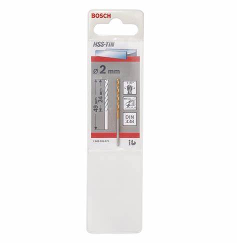 HSS-TiN METAL MATKAP UCU 2*49 MM 1Li