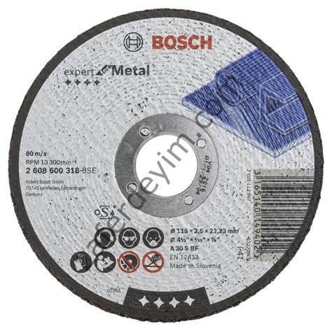 EXInox Kesme Taşı 115*2,0 mm Düz