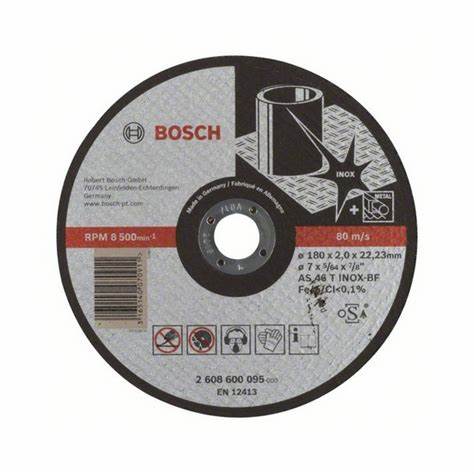 EXInox Kesme Taşı 180*2,0 mm Düz