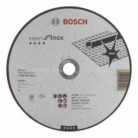 EXInox Kesme Taşı 230*2,0 mm Düz