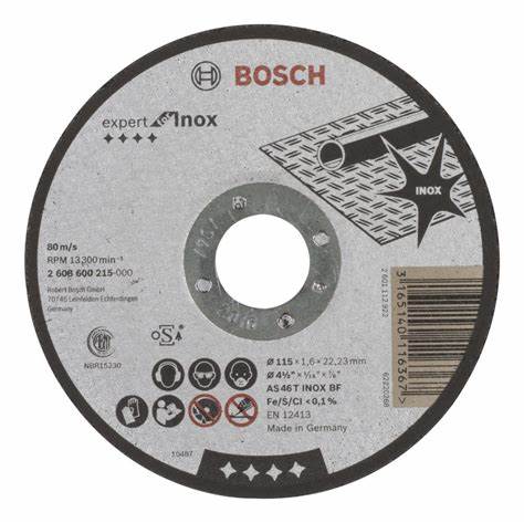 EXInox Kesme Taşı 115*1,6 mm Düz