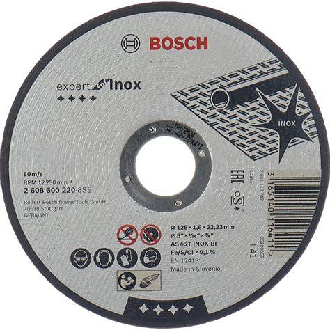 EXInox Kesme Taşı 125*1,6 mm Düz