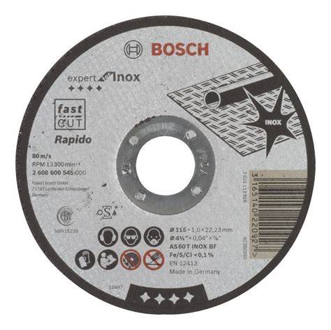 EXInox Kesme Taşı 115*1,0 mm Düz