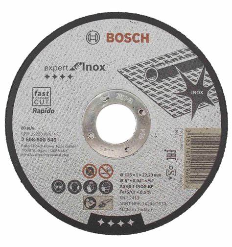 EXInox Kesme Taşı 125*1,0 mm Düz