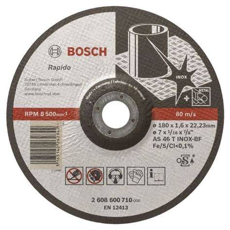 EXINOX KESME TAŞI 180*1,6 MM BOMBELi
