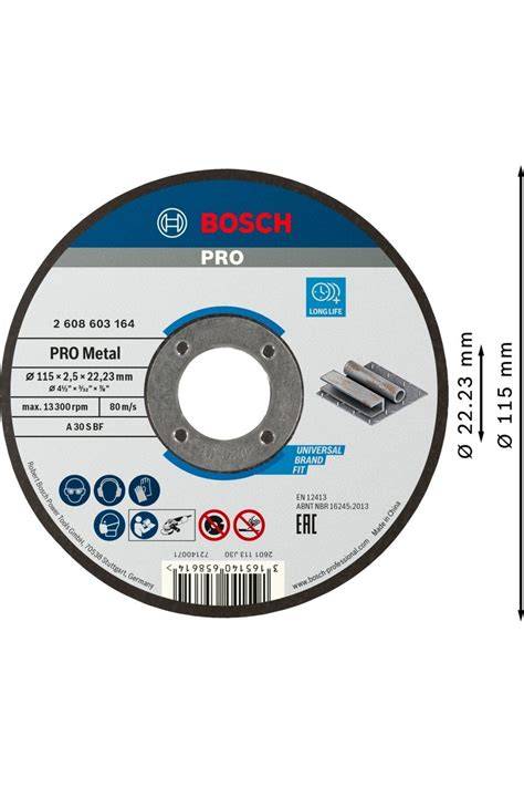 SDMETAL KESME TAŞI 115*2,5 MM BOMBELi