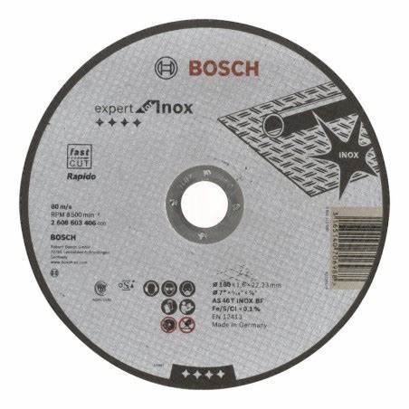 EXInox Kesme Taşı 180*1,6 mm Düz
