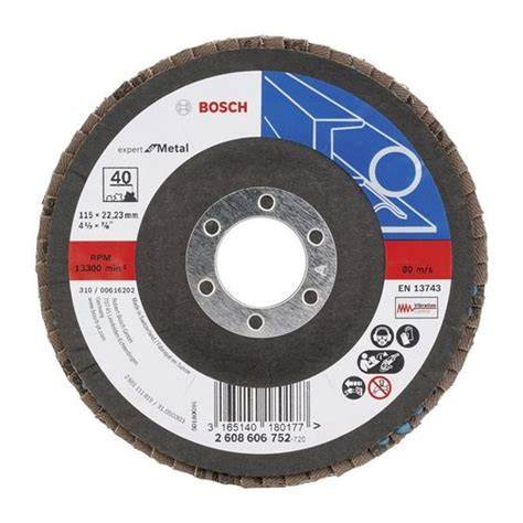 EXM 115 MM 40 K FLAP DiSK