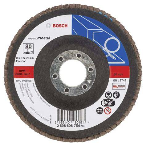 FLAP DiSK DÜZ 115 MM 80K EXPERTFOR METAL