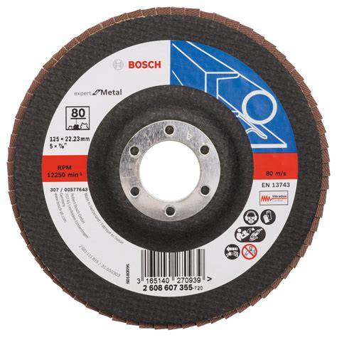 FLAP DiSK DÜZ 125 MM 80K EXPERTFOR METAL
