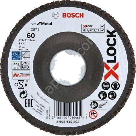 PRO R574 X-LOCK 125 MM 60 K FiBER DiSK