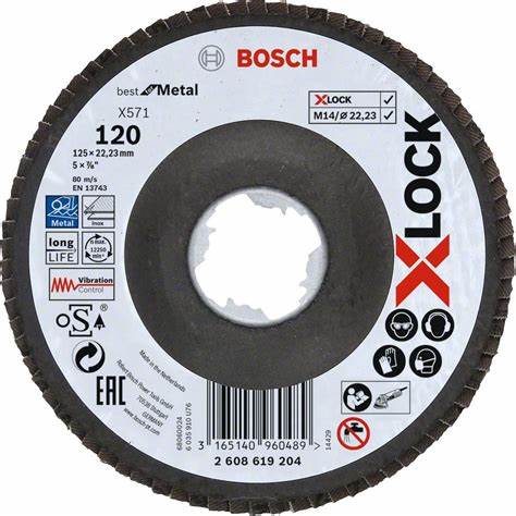 X-LOCK EXM 125 MM 120 K FiBER DiSK