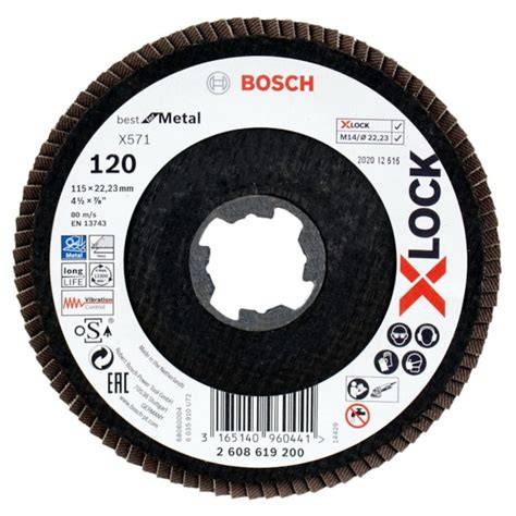 PRO X571 X-LOCK 115mm 120K Plast.Flap