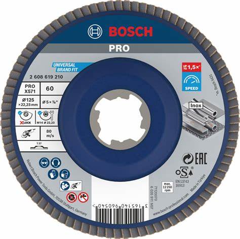 PRO X571 X-LOCK 125mm 60K Plast.Flap