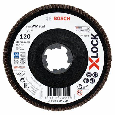 PRO X571 X-LOCK 125mm 120K Plast.Flap