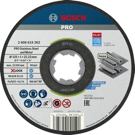 PRO SSandMetal X-LOCK KesmeTaş125*1 Düz