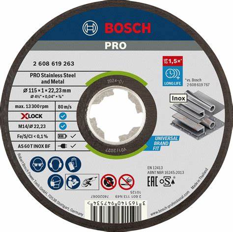 PRO SSandMetal X-LOCK KesmeTaş115*1,0Düz