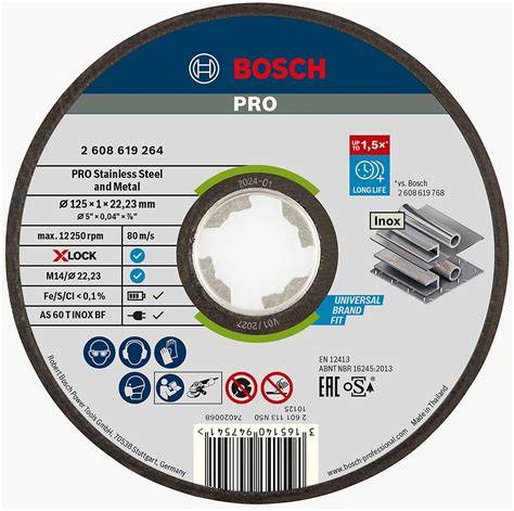 PRO SSandMetal X-LOCK KesmeTaş125*1,0Düz