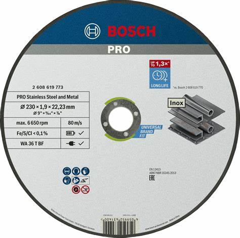 Kesme Ucu Standard for Inox