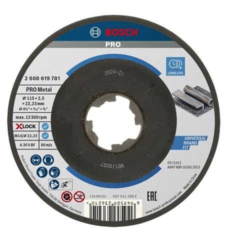 PRO Metal X-LOCK KesmeTaşı115*2,5mm Bomb