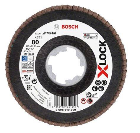 X551 EXM FLAPDiSK X-LOCK 80K 115MM AÇILI
