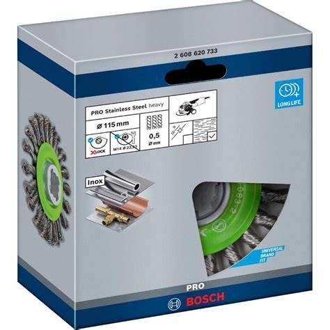 PRO SS Heavy XLOCK BurgYuv.Fırça115*0,5