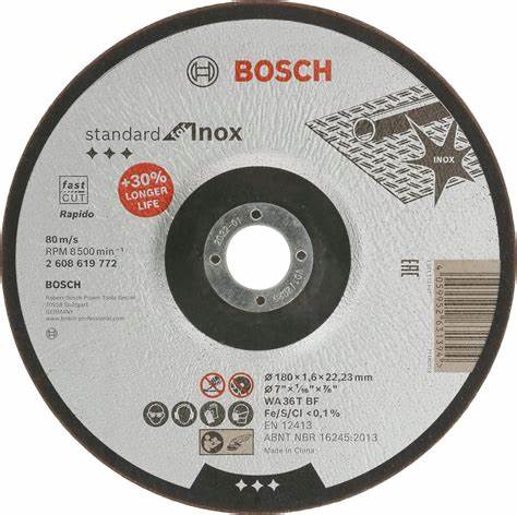 R780 BFM+INOX 180MM 36K FiBER DiSK