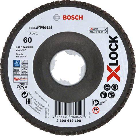 PRO X571 X-LOCK 115MM 60K FLAP DiSK