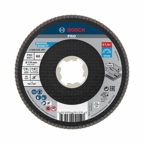 PRO X571 X-LOCK 115MM 80K FLAP DiSK
