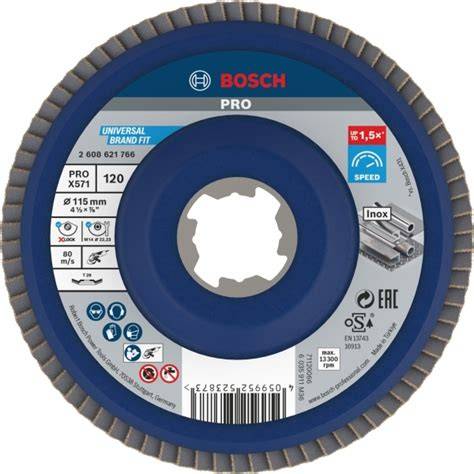 PRO X571 X-LOCK 115MM 120K FLAP DiSK