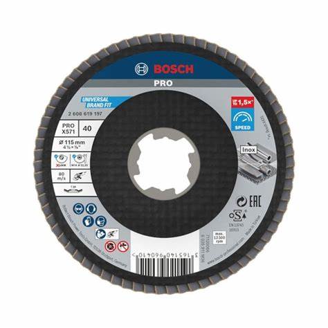 PRO X571 X-LOCK 215MM 40K FLAP DiSK
