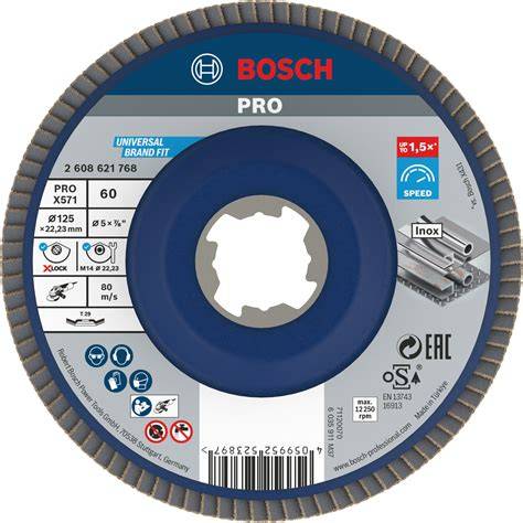 PRO X571 X-LOCK 125MM 60K FLAP DiSK