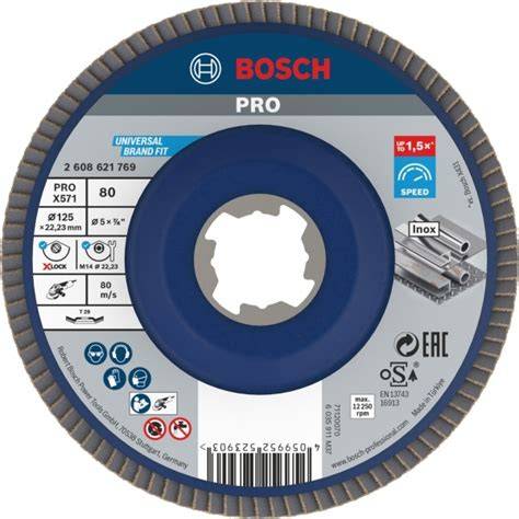 PRO X571 X-LOCK 125MM 80K FLAP DiSK