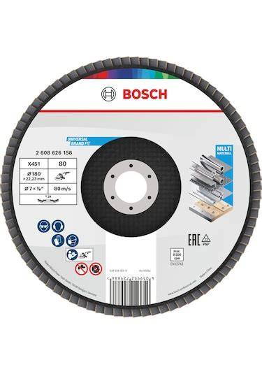 BOSCH X451 180MM 80K FLAP DiSK 15Li